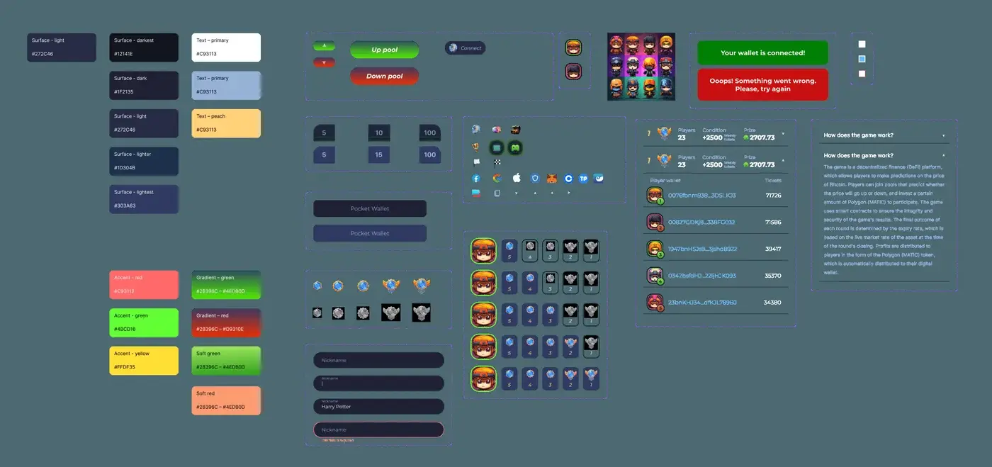 DeFi Game Platform — Gamified crypto trading for non-crypto users