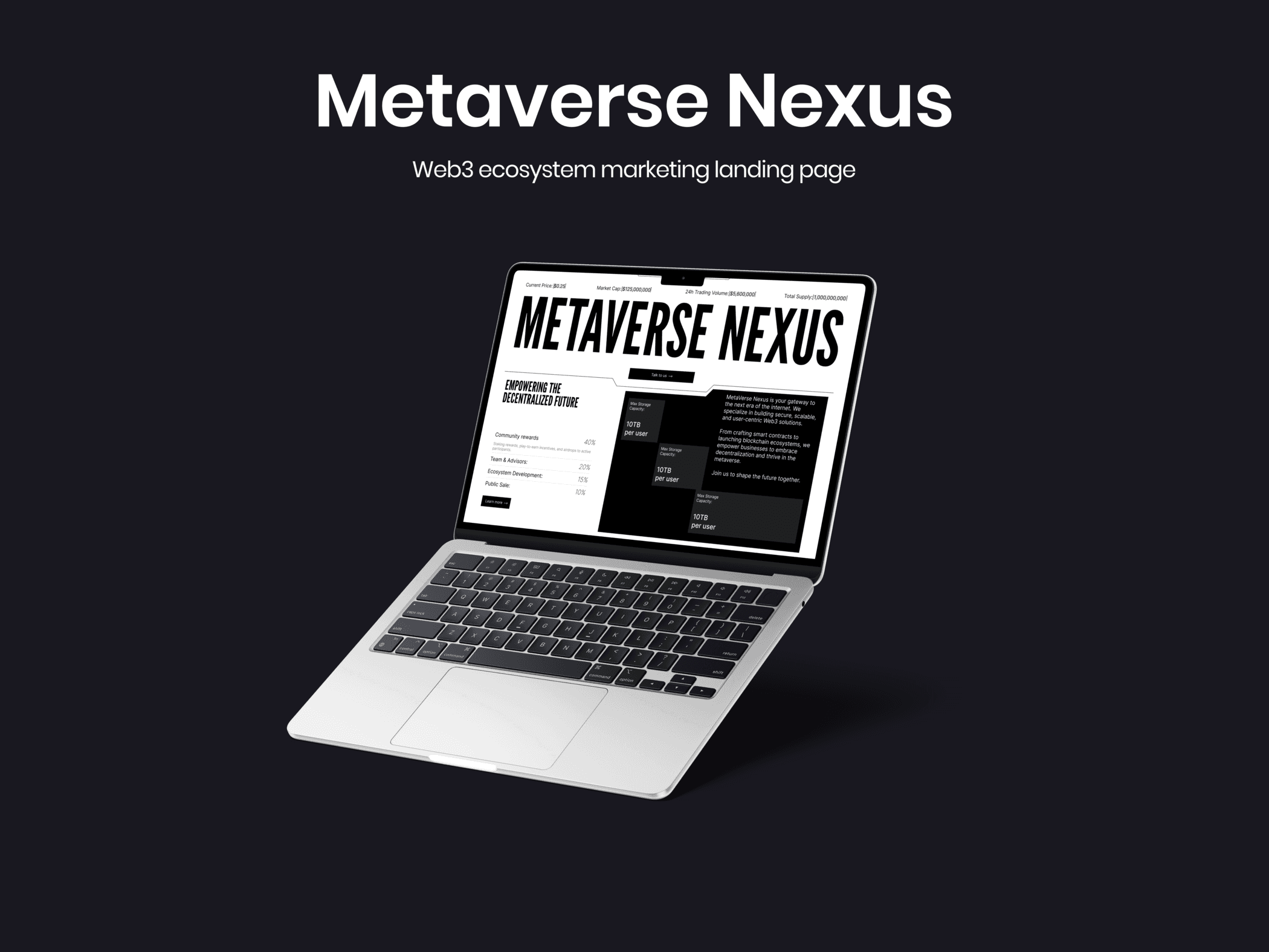 Metaverse Nexus — A Web3 ecosystem site