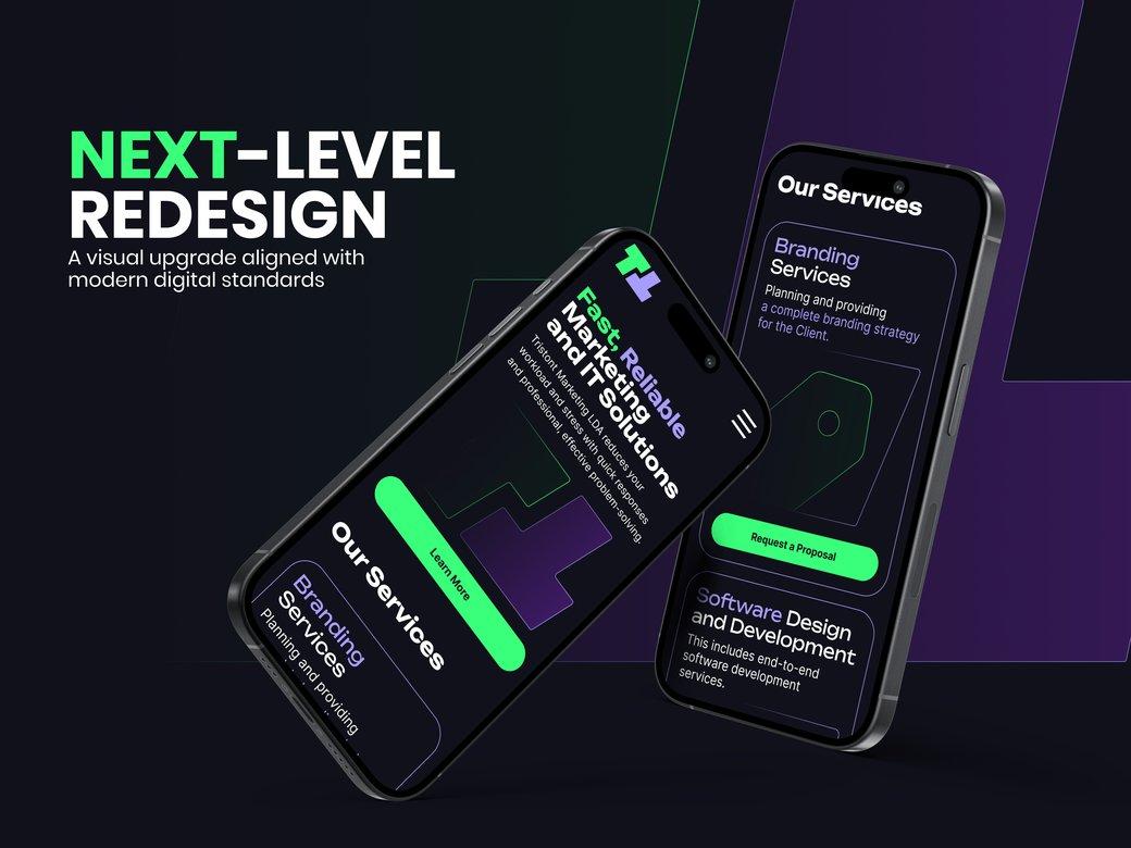 TristonT — A bold website redesign & rebrand
