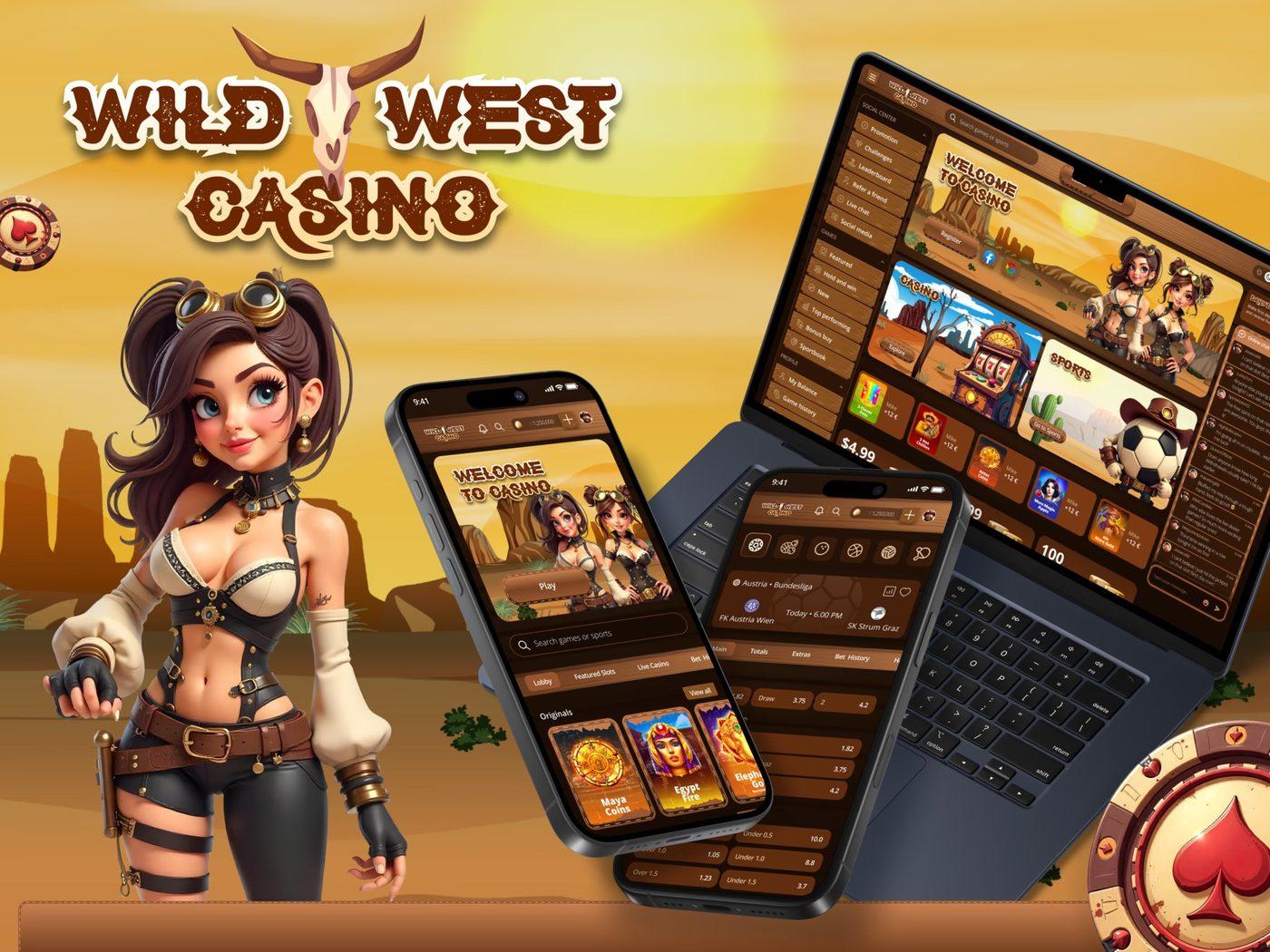 WildWest — White-label casino & sportsbook, rebranded